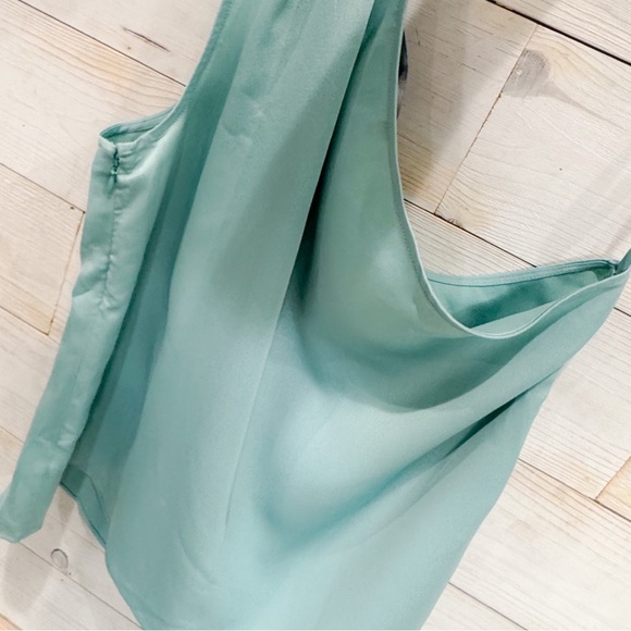 NWT WHBM light blue off shoulder top ❤️ size XL - Picture 7 of 10